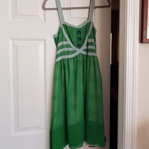 Green Maltida Jane slip dress